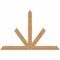 Ekena Millwork Saratoga Timber Gable Bracket, Western Red Cedar, 84"W x 56"H x 1 1/2"D x 5 1/2"F, 16/12 Pitch GBW084X56X0206SAR00SWR - alternate 1